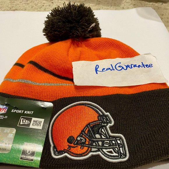 Nwt RARE 100% New Era 2014 ALT Cleveland Browns Sport Knit Hat NFL Cap Winter - Picture 2 of 4